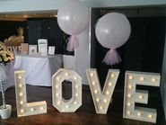 Decorative Details Wedding and Event Decoration Hire Gloucestershire Giant Light Up Love Letter Hire 