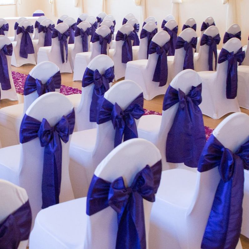 Decorative Details Wedding and Event Decoration Hire Gloucestershire Chair Sashes