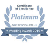 Bridebook Wedding Awards 2019 Platinum Winner
