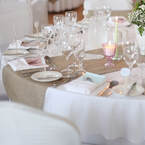 Wedding and Event Decoration Hire Gloucestershire Hessian Table Runners