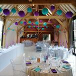 Wedding and Event Decoration Hire Gloucestershire Lanterns and Pom Poms