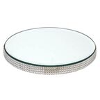 Wedding and Event Decoration Hire Gloucestershire Crystal Mirror Plates